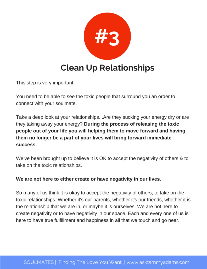 Clean Up Relationships