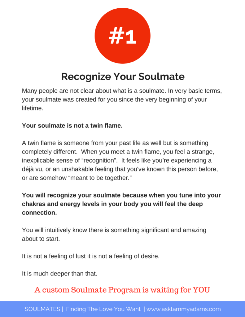 Recognize Your Soulmate